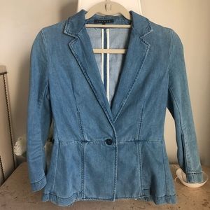 Theory Blazer, size 4, denim